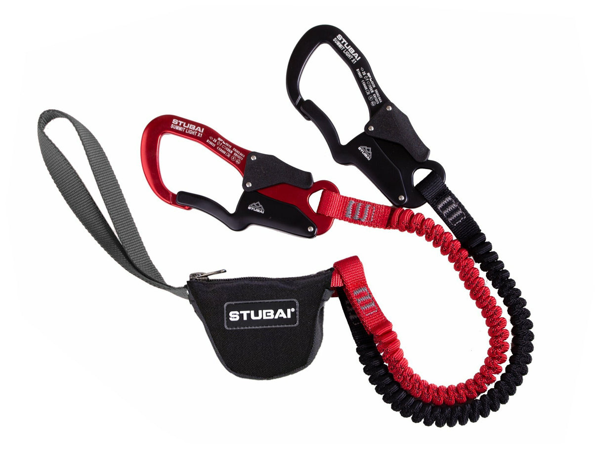 Stubai Klettersteigset Summit Ultralight mit großen Karabinern