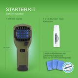 Thermacell MR300 Mückenabwehr Starter Set – Portables Tischgerät mit Zitroneneukalyptusöl – 15 m² Schutzzone – Garten Terrasse Camping Angeln – Inkl. Gaskartusche & 3 Plättchen für 12h